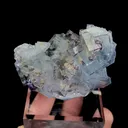 Natural Blue Cube Fluorite, Mineral Specimen:Yaogangxian,Hunan (60*40*25MM) - image 3
