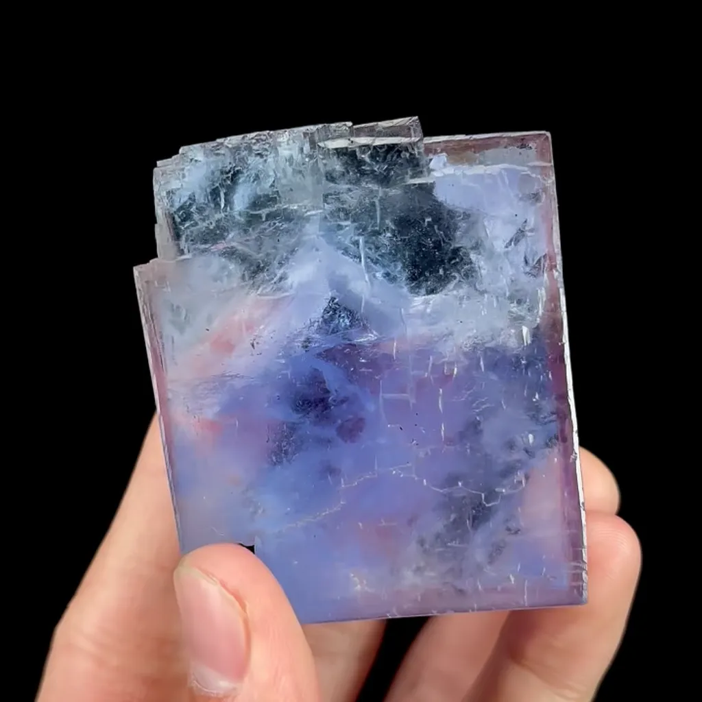 Natural Blue Cube Fluorite, Mineral Specimen:Yaogangxian,Hunan (60*50*30MM) - image 3
