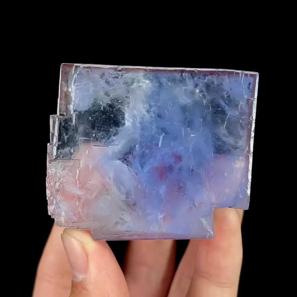 Natural Blue Cube Fluorite, Mineral Specimen:Yaogangxian,Hunan (60*50*30MM) - image 2
