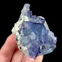 Natural Blue Cube Fluorite, Mineral Specimen:Yaogangxian,Hunan (65*65*40MM) - image 5
