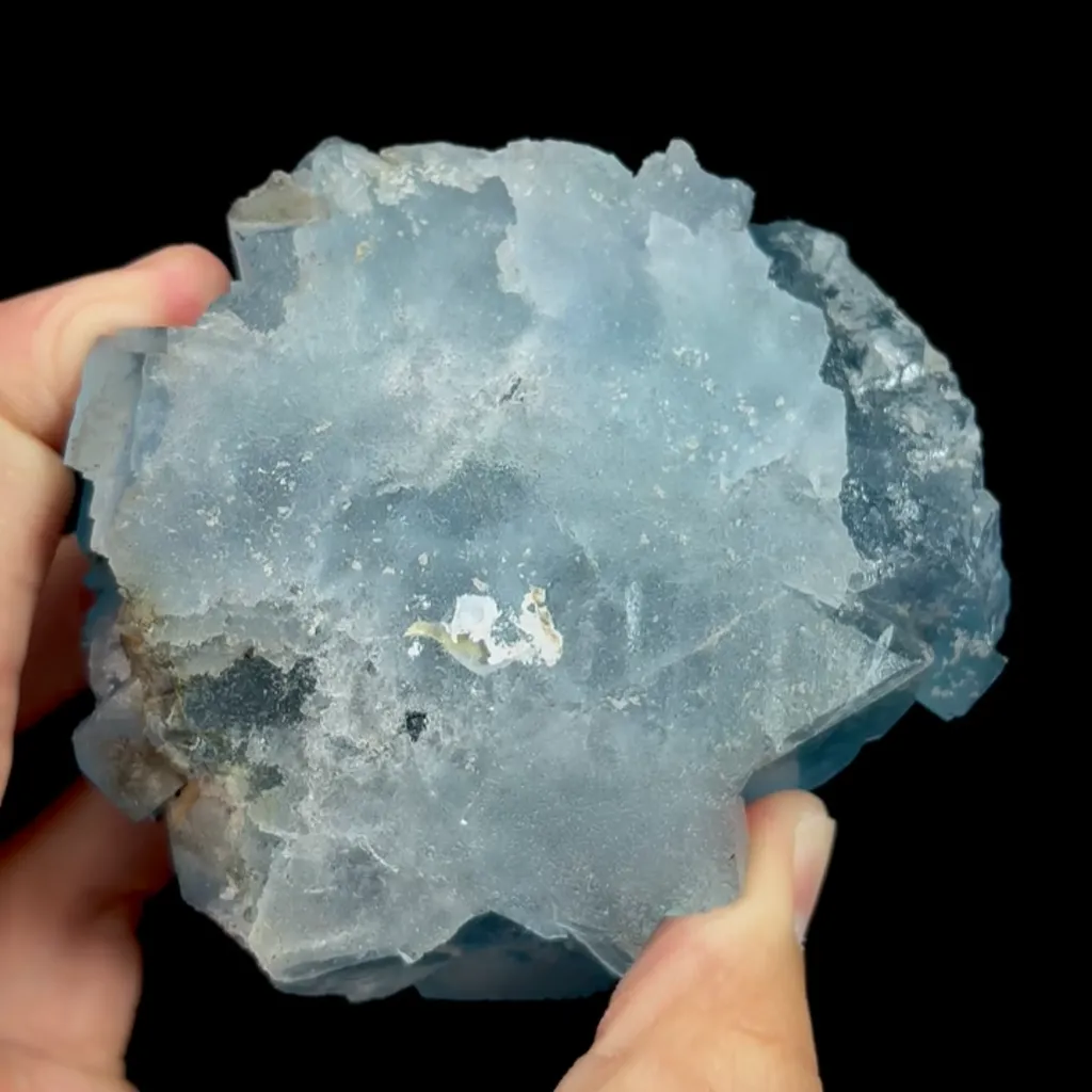 Natural Blue Cube Fluorite, Mineral Specimen:Yaogangxian,Hunan (90*80*50MM) - image 6