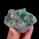 Natural Blue Cube Fluorite, Mineral Specimen:Zhejiang,China (80*65*35MM) - image 4