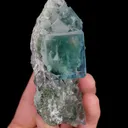 Natural Blue Cube Fluorite, Mineral Specimen:Zhejiang,China (80*65*35MM) - image 3