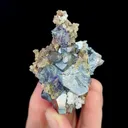 Natural Blue Cubic Fluorite and Arsenopyrite, Mineral Specimen:Yaogangxian,Hunan (60*30*50MM) - image 2