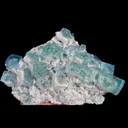 Natural Blue Cubic Fluorite and Calcite, Mineral Specimen:Xianghualing,Hunan (200*140*50MM) - image 4