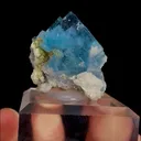 Natural Blue Cubic Fluorite and Calcite, Mineral Specimen:Yaogangxian,Hunan (25*25*30MM) - image 2