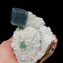 Natural Blue Cubic Fluorite and Candle Crystal Mineral Specimen,High Quality Specimen,INNER MONGOLIA,CHINA(151*100*82mm) - image 2