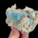 Natural Blue Cubic Fluorite and Mica, Mineral Specimen:Yaogangxian,Hunan (135*75*50MM) - image 2