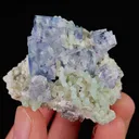 Natural Blue Cubic Fluorite and Mica, Mineral Specimen:Yaogangxian,Hunan （50*40*35MM） - image 6