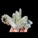 Natural Blue Cubic Fluorite and Quartz Cluster, Mineral Specimen:Yaogangxian,Hunan (135*85*45MM) - image 3