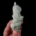 Natural Blue Cubic Fluorite and Quartz Cluster, Mineral Specimen:Yaogangxian,Hunan (55*25*85MM) - image 3