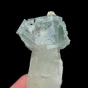 Natural Blue Cubic Fluorite and Quartz, Mineral Specimen:Yaogangxian,Hunan (25*70*20MM) - image 2