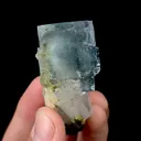 Natural Blue Cubic Fluorite and Quartz, Mineral Specimen:Yaogangxian,Hunan (30*25*50MM) - image 3