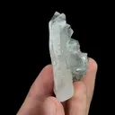 Natural Blue Cubic Fluorite and Quartz, Mineral Specimen:Yaogangxian,Hunan (30*60*20MM) - image 4