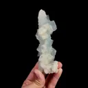 Natural Blue Cubic Fluorite and Quartz, Mineral Specimen:Yaogangxian,Hunan (40*140*25MM) - image 5