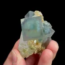 Natural Blue ‪Cubic‬ Fluorite and Quartz, Mineral Specimen:Yaogangxian,Hunan (45*35*55MM) - image 3