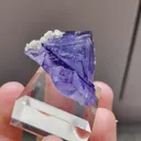 Natural Blue Cubic Fluorite and Quartz Symbiosis comes from Yaogangxian,Hunan 30*20*25MM - image 2