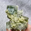 Natural Blue Cubic Fluorite and Quartz Symbiosis comes from Yaogangxian,Hunan 65*70*45MM - image 5