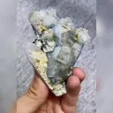 Natural Blue Cubic Fluorite and Quartz Symbiosis comes from Yaogangxian,Hunan 85*55*30MM - image 4