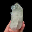 Natural Blue Cubic Fluorite and Quartz Tower Mineral Specimen,High Quality Specimen,YAO GANG XIAN,HUNAN,CHINA(40*50*80mm) - image 3