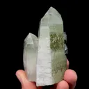 Natural Blue Cubic Fluorite and Quartz Tower Mineral Specimen,High Quality Specimen,YAO GANG XIAN,HUNAN,CHINA(40*50*80mm) - image 1