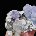 Natural Blue Cubic Fluorite and Quartz Tower Symbiosis comes from Yaogangxian,Hunan 100*50*30MM - image 4