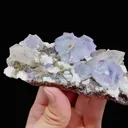 Natural Blue Cubic Fluorite and Quartz Tower Symbiosis comes from Yaogangxian,Hunan 100*50*30MM - image 2