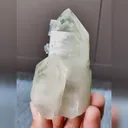 Natural Blue Cubic Fluorite and Quartz Tower Symbiosis comes from Yaogangxian,Hunan 40*50*80MM - image 1