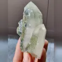 Natural Blue Cubic Fluorite and Quartz Tower Symbiosis comes from Yaogangxian,Hunan 40*50*80MM - image 2