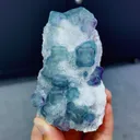Natural Blue Cubic Fluorite comes from Fujian,China 90*60*30MM - image 1