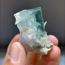 Natural Blue Cubic Fluorite comes from Xianghualing,Hunan 40*25*40MM - image 4