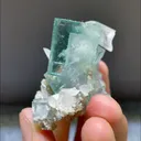 Natural Blue Cubic Fluorite comes from Xianghualing,Hunan 40*25*40MM - image 3
