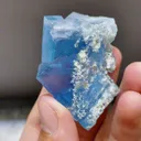 Natural Blue Cubic Fluorite comes from Yaogangxian,China 40*50*40MM - image 3