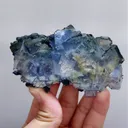Natural Blue Cubic Fluorite comes from Yaogangxian,Hunan 100*50*25MM - image 1
