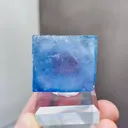 Natural Blue Cubic Fluorite comes from Yaogangxian,Hunan 30*20*30MM - image 3