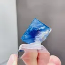 Natural Blue Cubic Fluorite comes from Yaogangxian,Hunan 30*20*30MM - image 2