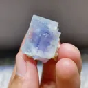 Natural Blue Cubic Fluorite comes from Yaogangxian,Hunan 30*25*20MM - image 2