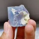 Natural Blue Cubic Fluorite comes from Yaogangxian,Hunan 30*25*20MM - image 3