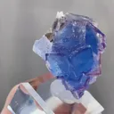 Natural Blue Cubic Fluorite comes from Yaogangxian,Hunan 40*38*40MM - image 4