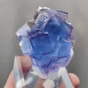 Natural Blue Cubic Fluorite comes from Yaogangxian,Hunan 40*38*40MM - image 2