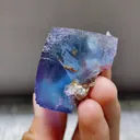 Natural Blue Cubic Fluorite comes from Yaogangxian,Hunan 40*40*30MM - image 2