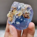 Natural Blue Cubic Fluorite comes from Yaogangxian,Hunan 40*40*30MM - image 3