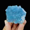 Natural Blue Cubic Fluorite comes from Yaogangxian,Hunan 45*50*45MM - image 1