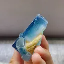 Natural Blue Cubic Fluorite comes from Yaogangxian,Hunan 50*45*30MM - image 2