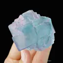Natural Blue Cubic Fluorite comes from Yaogangxian,Hunan 60*55*40MM - image 3