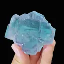 Natural Blue Cubic Fluorite comes from Yaogangxian,Hunan 60*55*40MM - image 1