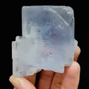 Natural Blue Cubic Fluorite comes from Yaogangxian,Hunan 60*65*45MM - image 2