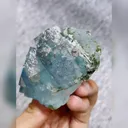 Natural Blue Cubic Fluorite comes from Yaogangxian,Hunan 60*80*40MM - image 3