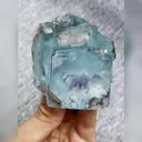 Natural Blue Cubic Fluorite comes from Yaogangxian,Hunan 60*80*40MM - image 1