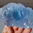 Natural Blue Cubic Fluorite  comes from Yaogangxian,Hunan 80*55*30MM - image 3
